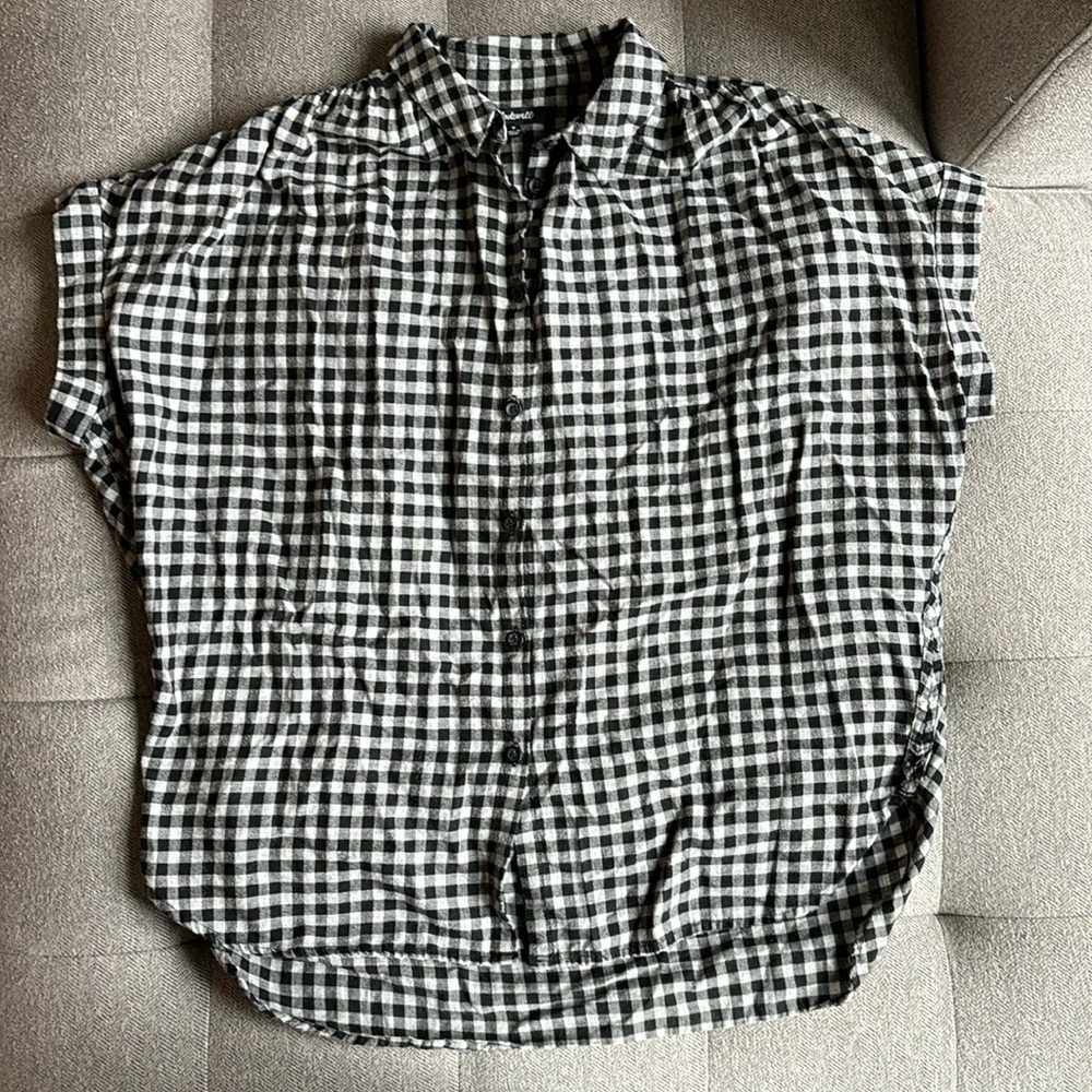 Short sleeve Madewell Checkered Shirt
